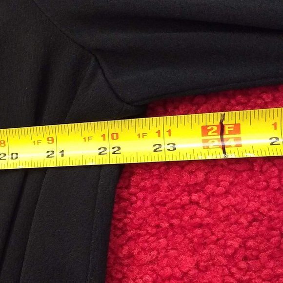 vintage 80s black midi party dress puffy leaf shoulder 🎈HOST PICK🎈x3 - Picture 10 of 14